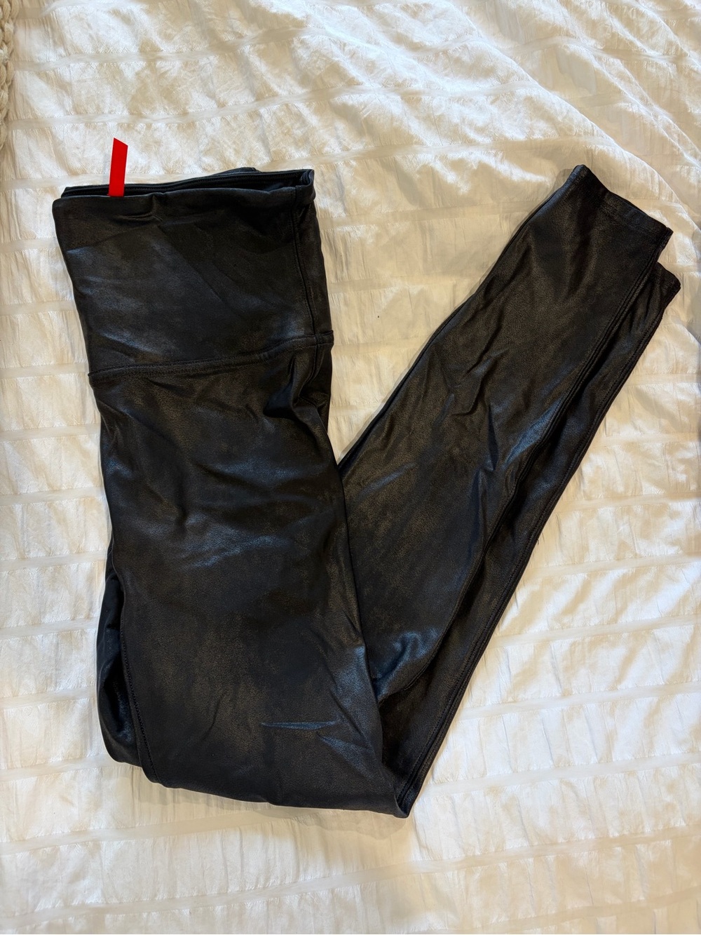 Spanx Faux Leather High-Waist Leggings